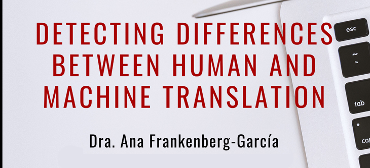 Conferencia · Detecting Differences between Human and Machine Translation