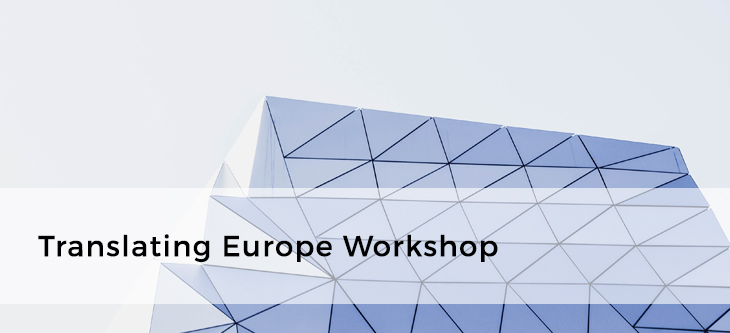 Translating Europe Workshop